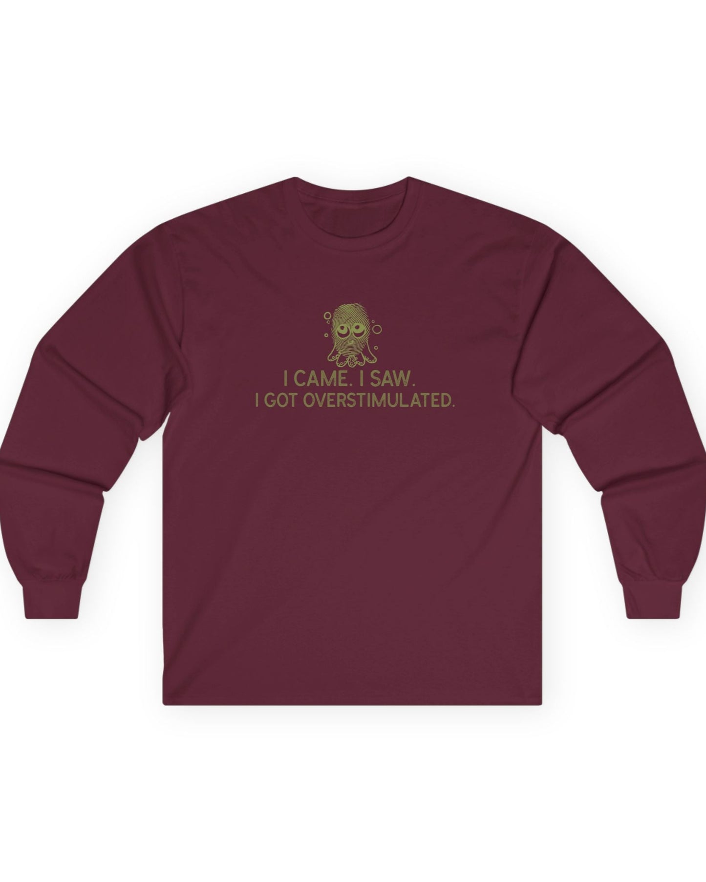 I Came I Saw I Got Overstimulated Long Sleeve T-Shirt
