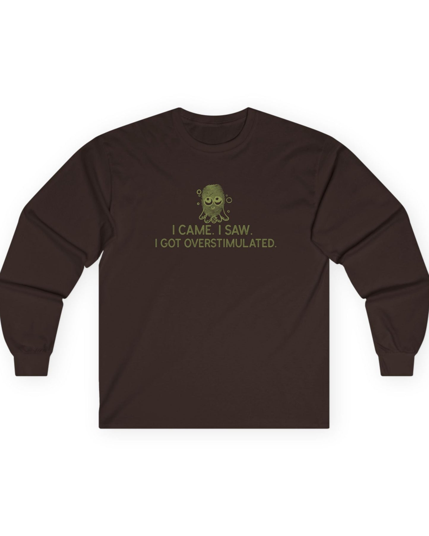 I Came I Saw I Got Overstimulated Long Sleeve T-Shirt